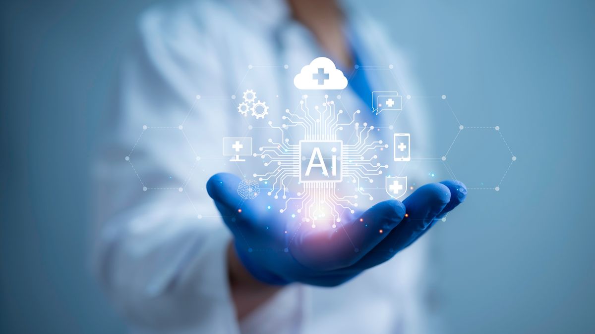 mesterséges intelligencia,Health,Care,And,Medical,Ai,Technology,Services,Concept.medical,Worker,Touch