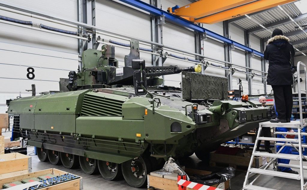 Rheinmetall jóléti állam fegyverkezés harckocsi