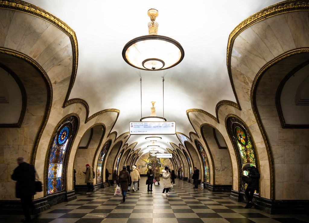 A Metro Station in Moscow