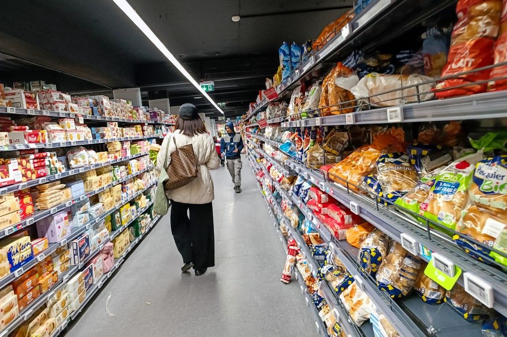 FRA-PARIS-SUPERMARKET Élelmiszerárak: minimálisan emelkedtek márciusban