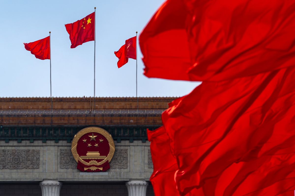 The Great Hall of the People in Beijing.