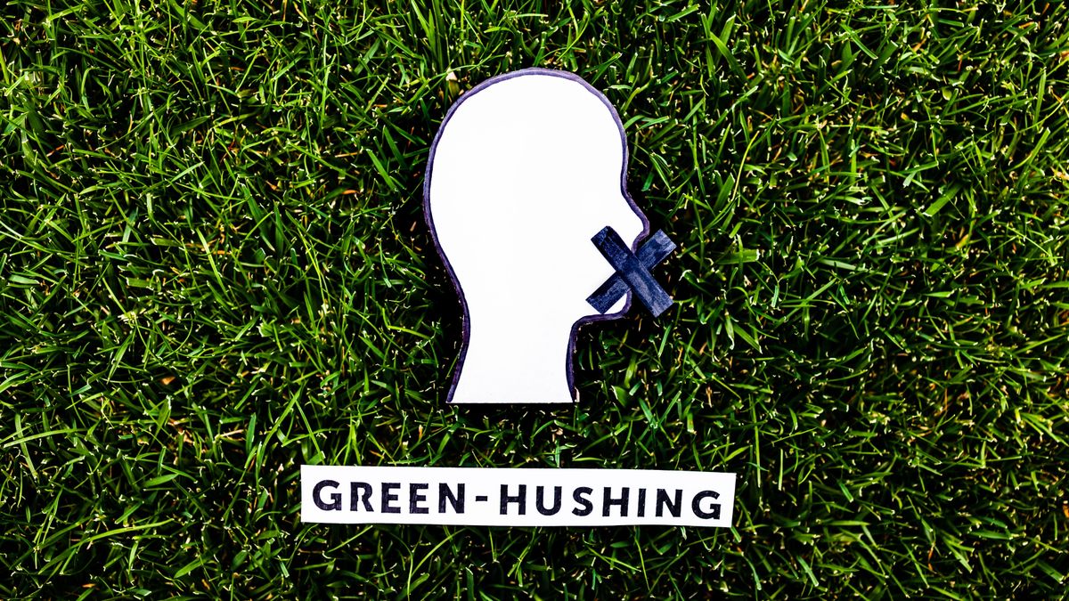 Greenhushing,Concept,About,Companies,Staying,Silent,About,Their,Environmental,Footprints