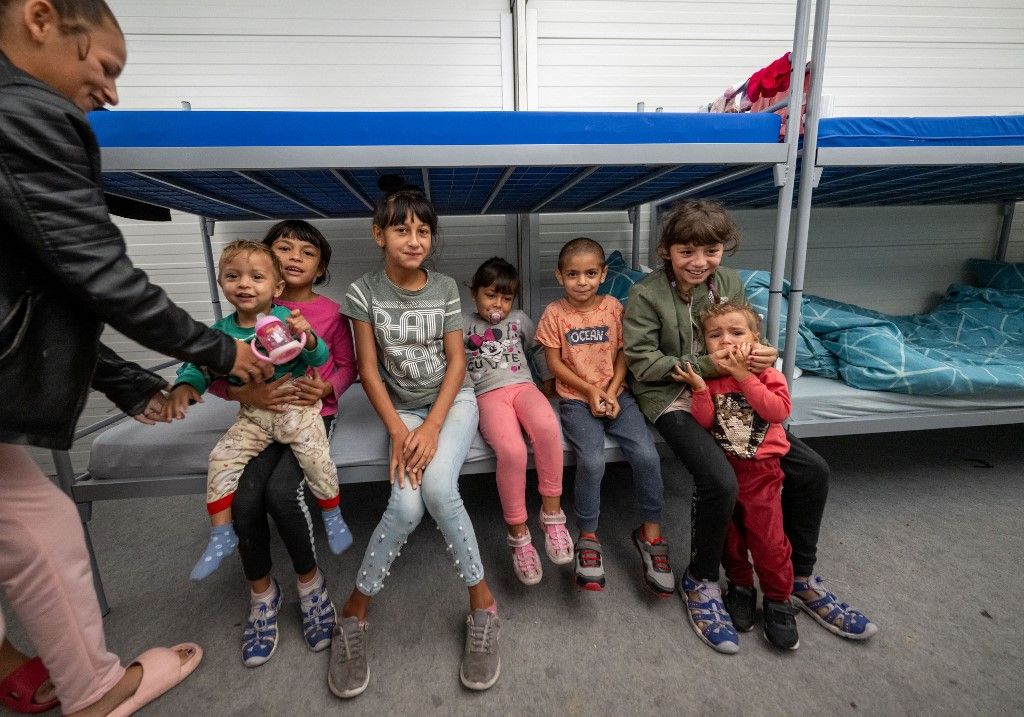 Refugee accommodation in Bavaria, ukrán menekült