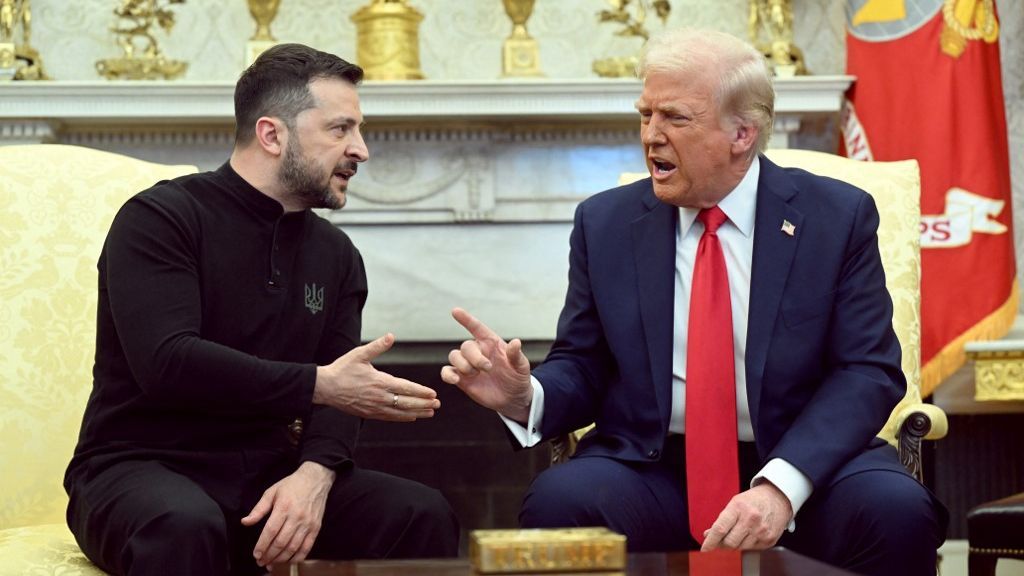 Ukraine President Volodymyr Zelensky visits the White House Trump