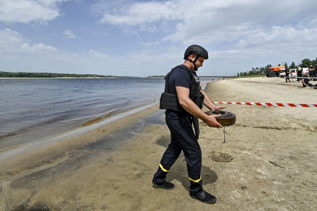 ukrán akna aknamentesítés Ukrajna