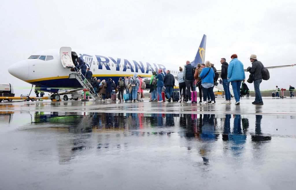 Ryanair, Wizz Air, legnépszerűbb légitársaság, First Ryanair flight from Lübeck Airport to Mallorca