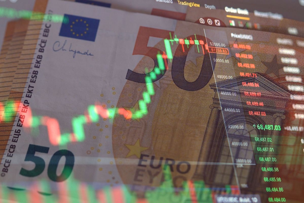 tőzsde, stock exchange, euro