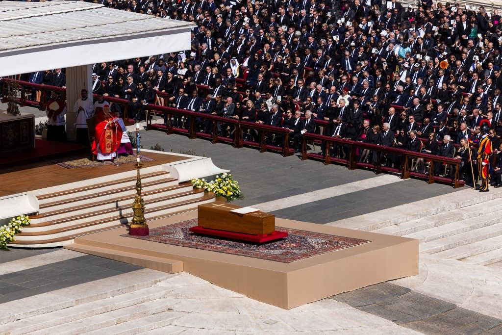Funeral Takes Place For Pope Francis.