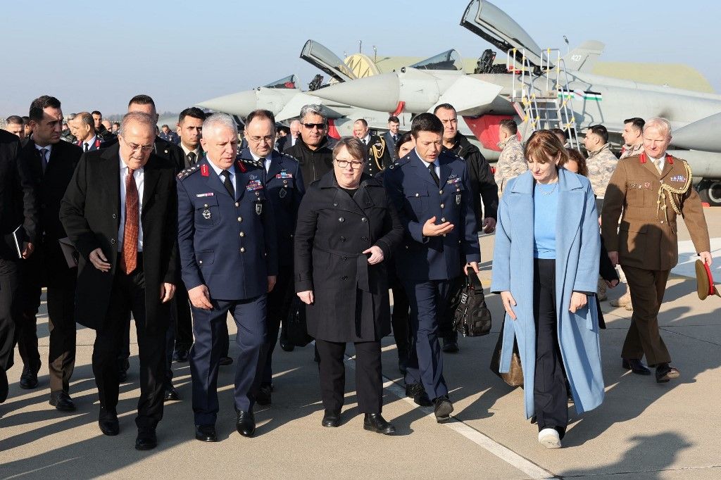 UK's Eurofighter Typhoon jet lands in Ankara for inspection by Turkiye