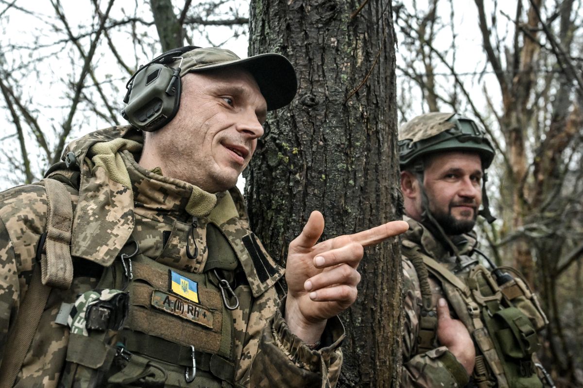 Artillery unit of Ukraine?s 108th Territorial Defence Brigade in Zaporizhzhia region