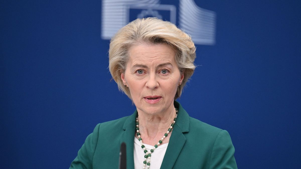 EU Commission President von der Leyen - Norwegian Prime Minister Store joint press conference in Brussels