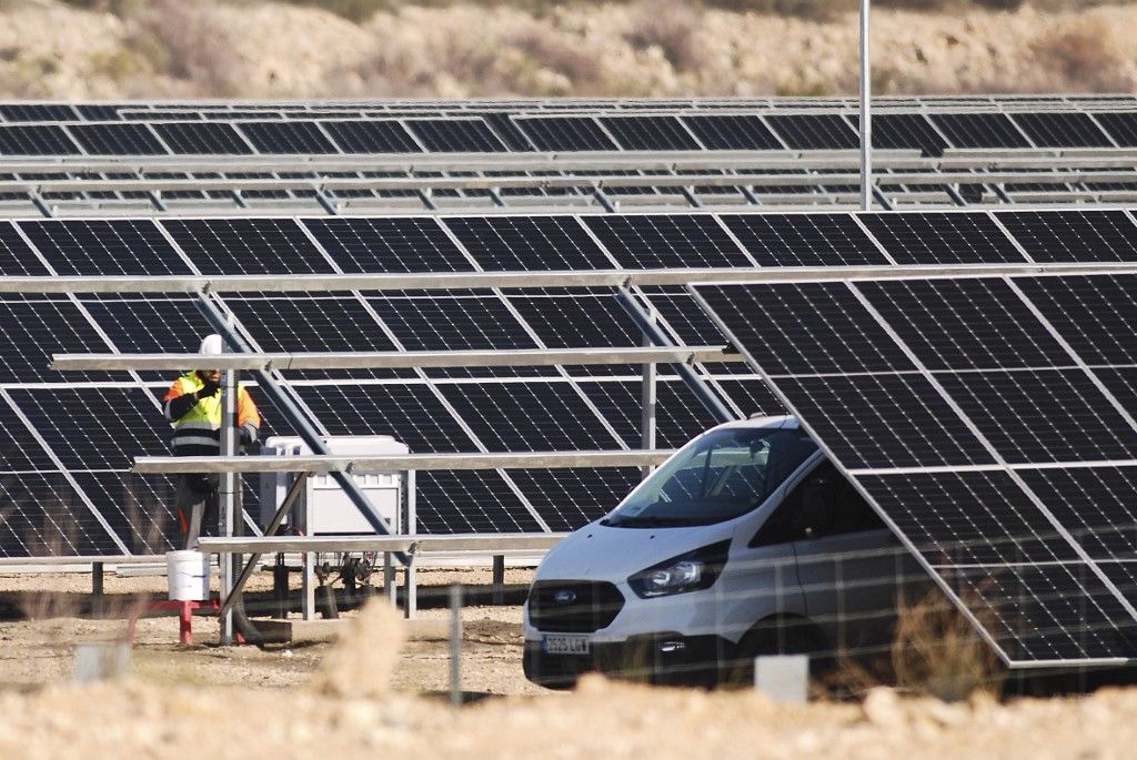 Solar Power Park In Spain
