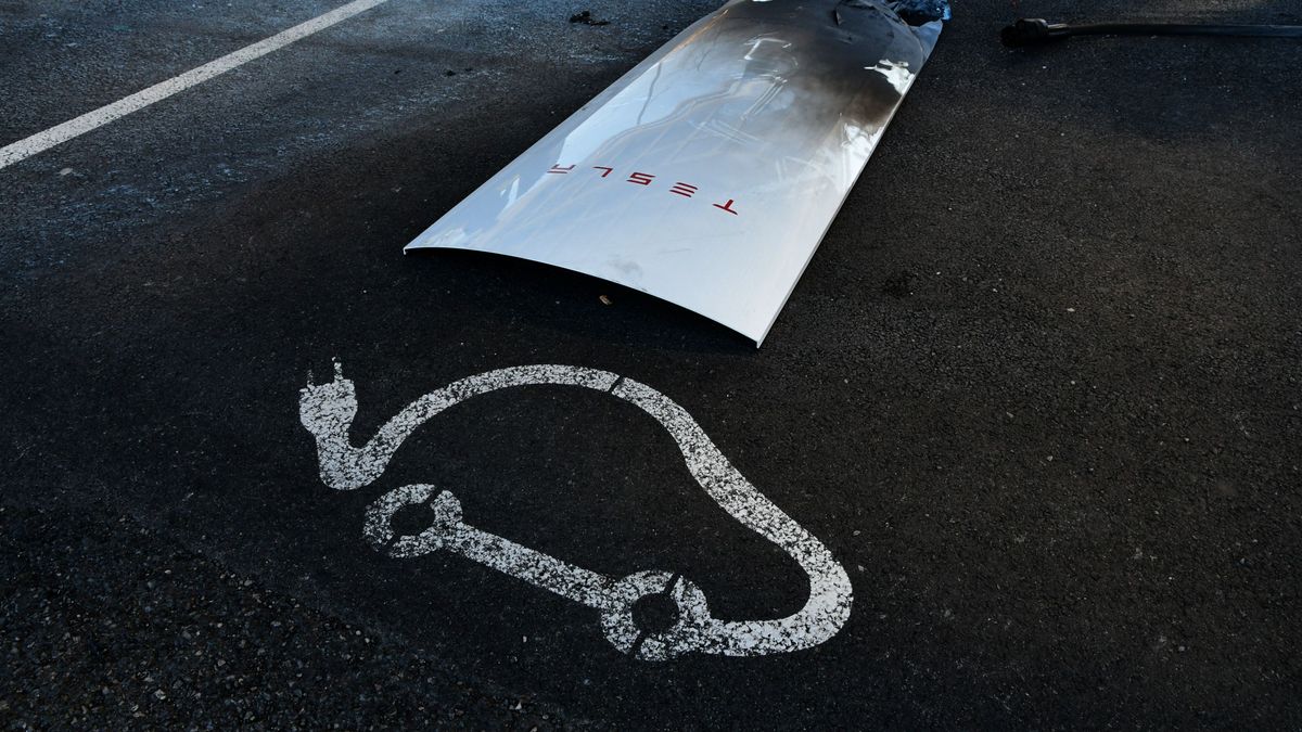 Attack On Ten Tesla Charging Stations In France
