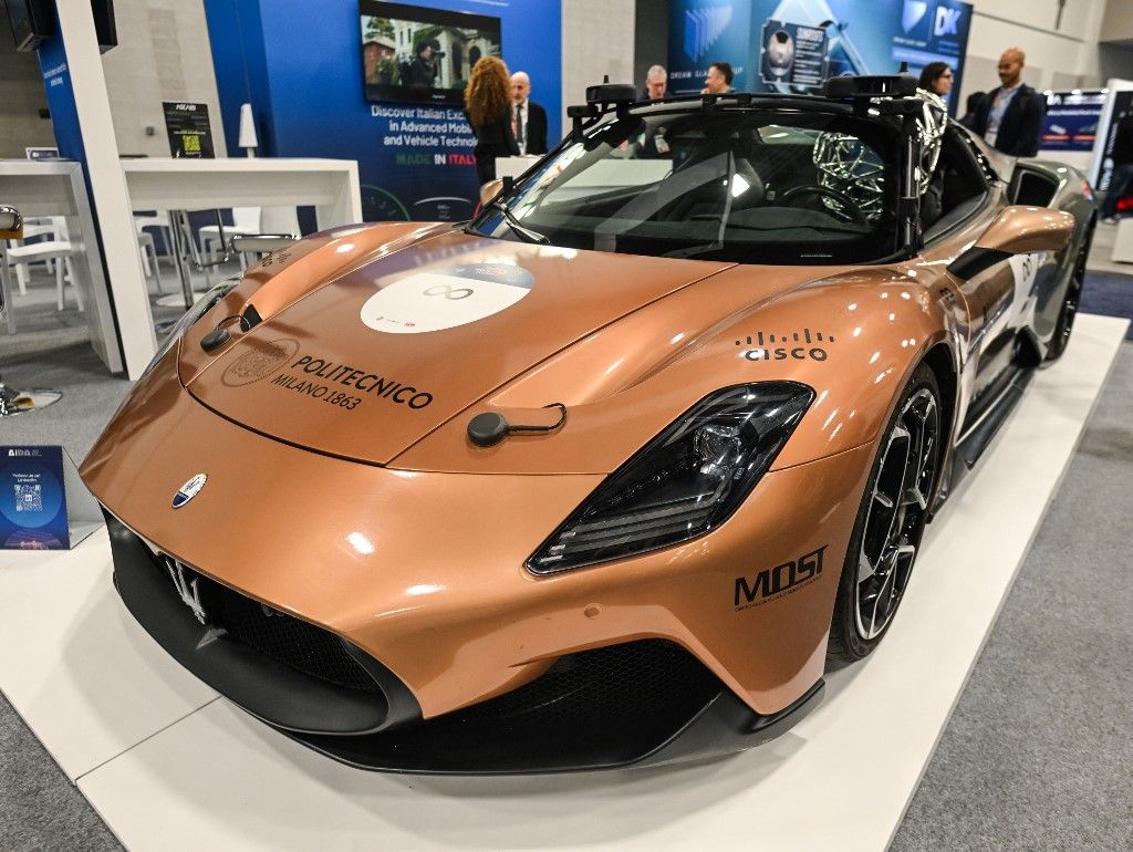 CES 2025 In Las Vegas Maserati