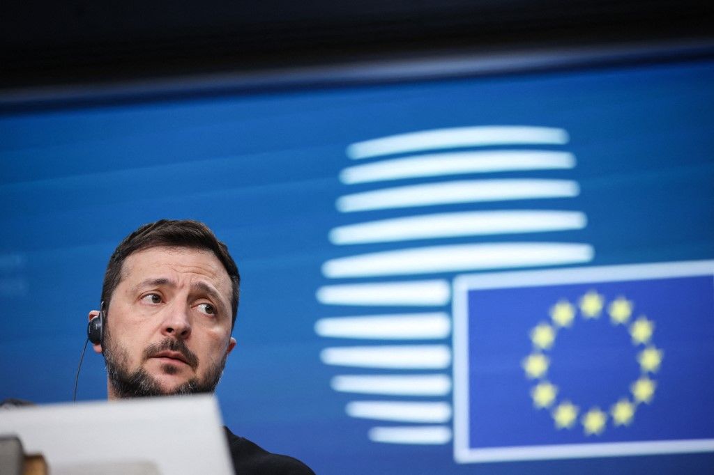 BELGIUM- LAST EU SUMMIT OF 2024 ukrajna uniós csatlakozás zelenszkij