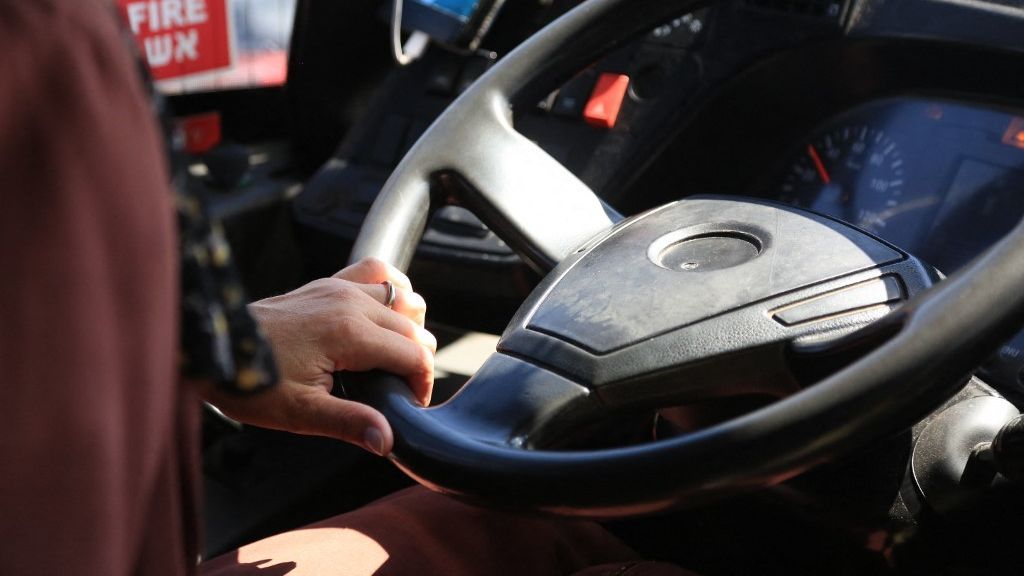 Samia Abu Alqam The Only Woman Drive A Bus In Jerusalem