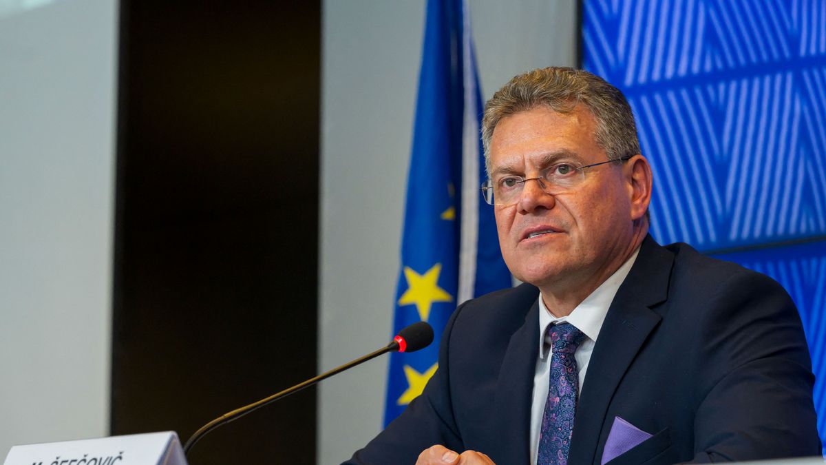 brüsszel Maros Sefcovic