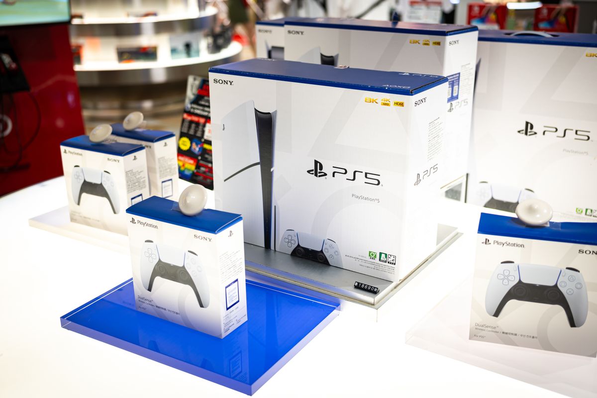 Bangkok,Thailand,July,16,2024:,Playstation,5,Gaming,Console,On