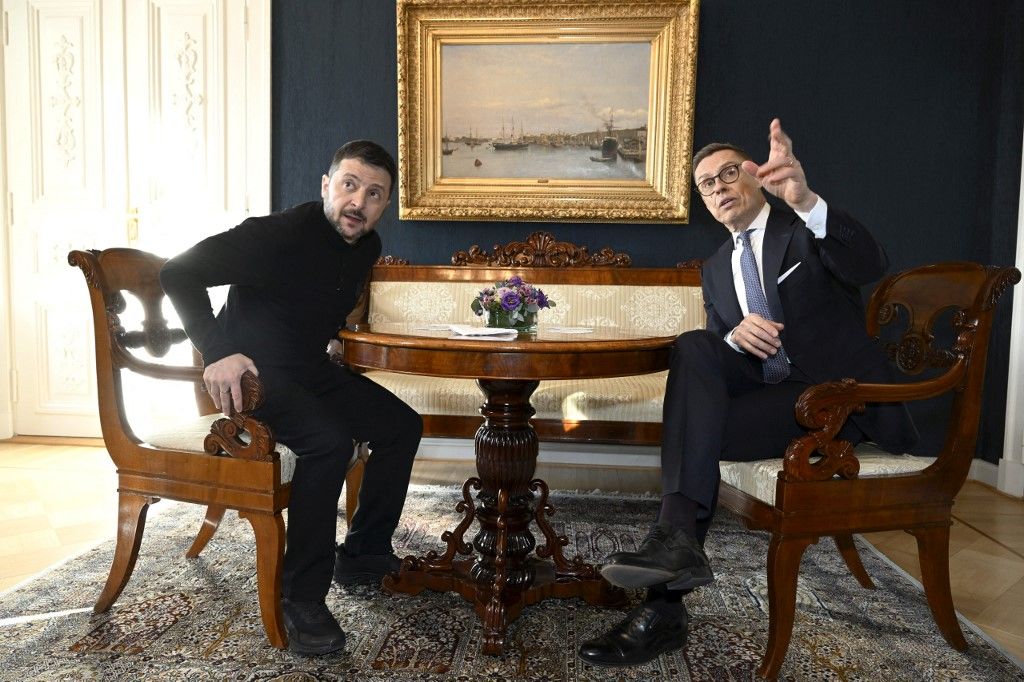 Zelenszkij Stubb ukrán finn elnök