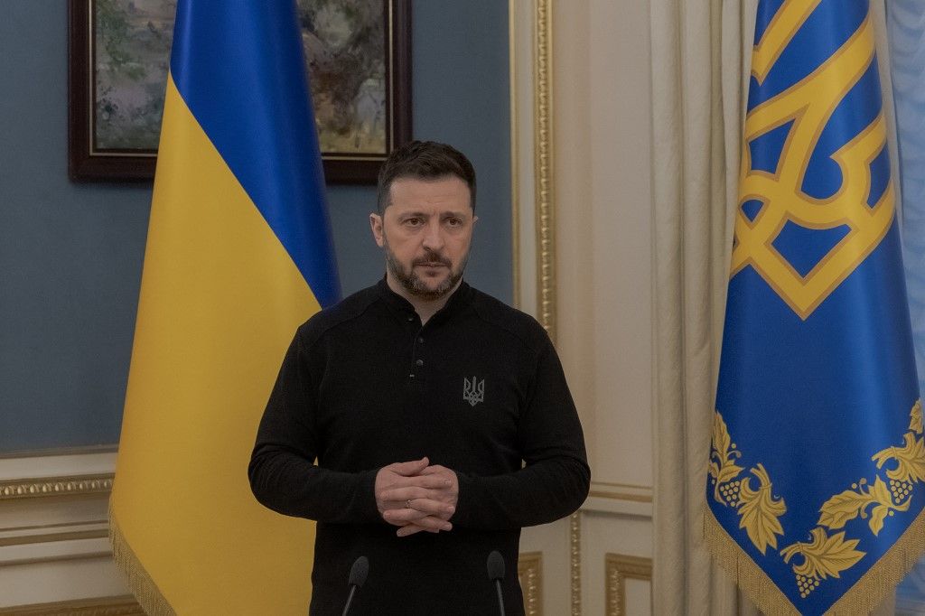 Volodimir Zelenszkij ukrán elnök