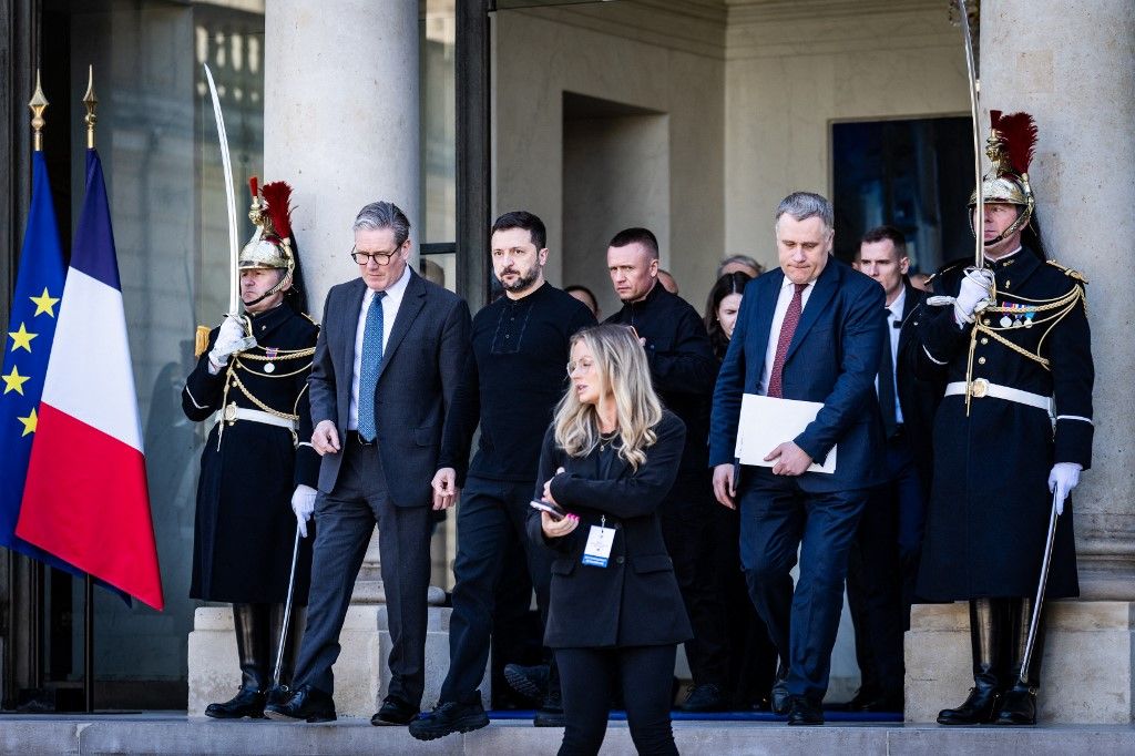 FRANCE-POLITICS-UKRAINE-PEACE-MEETING-ELYSEE Ukrajnában találkozik a tettrekészek koalíciója