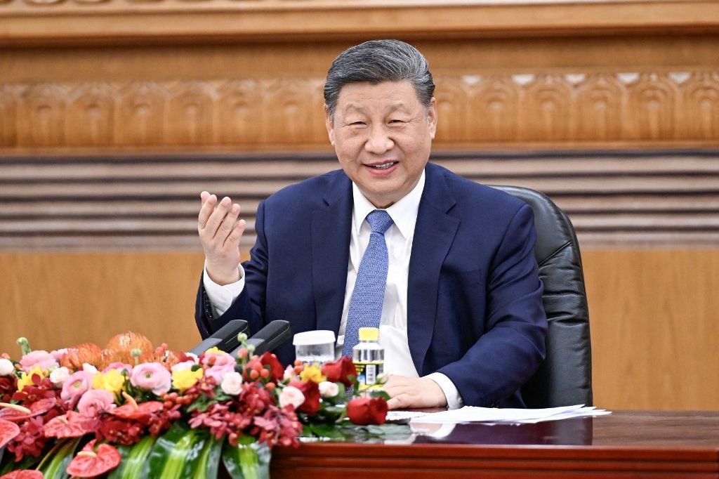 kína CHINA-BEIJING-XI JINPING-INT'L BUSINESS COMMUNITY-REPRESENTATIVES-MEETING (CN)