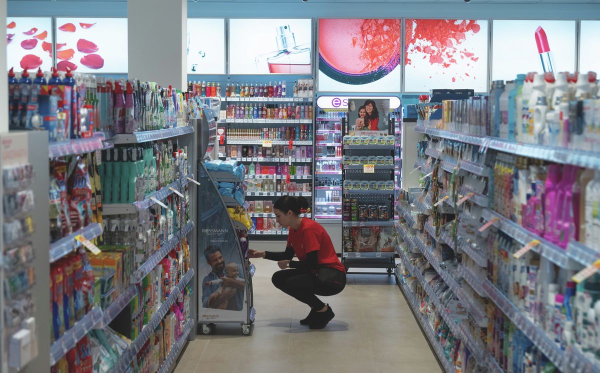 rossmann, drogéria, árrésstop
