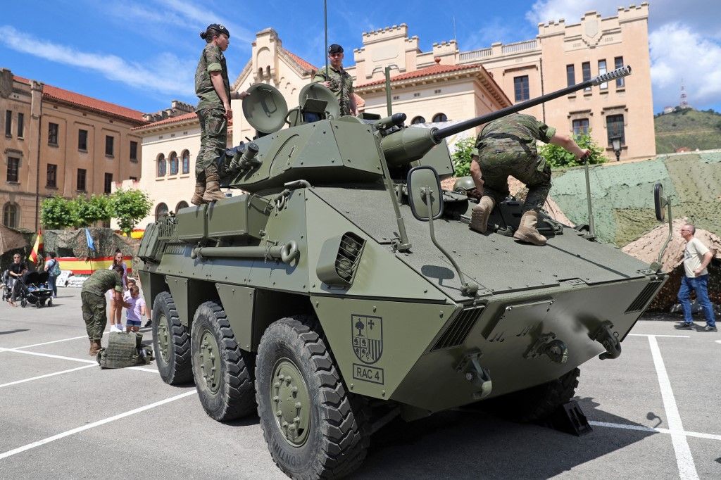 Exhibition of vehicles and military equipment
nato