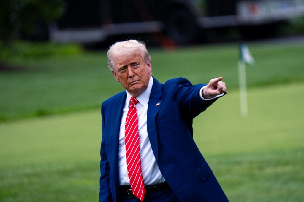 President Trump Leaves White House For Trip To Pennsylvania On May 30, 2025.