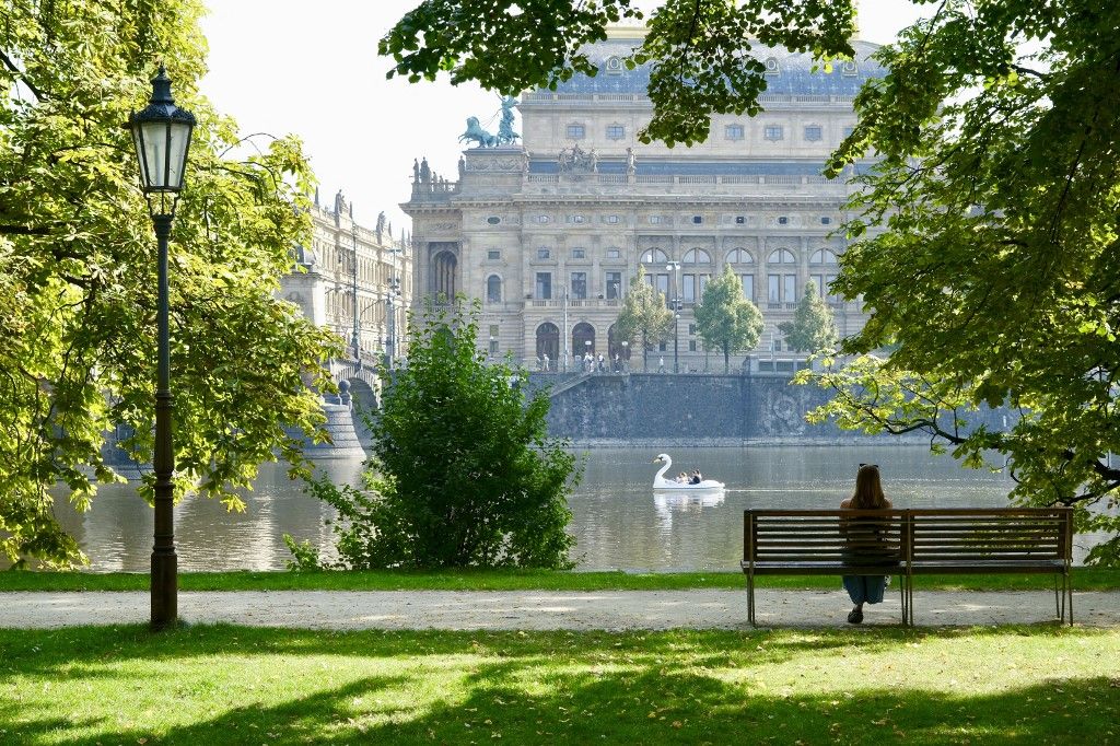 forint Czech republic bohemia prague historic center unesco island archers st elecky ostrov national