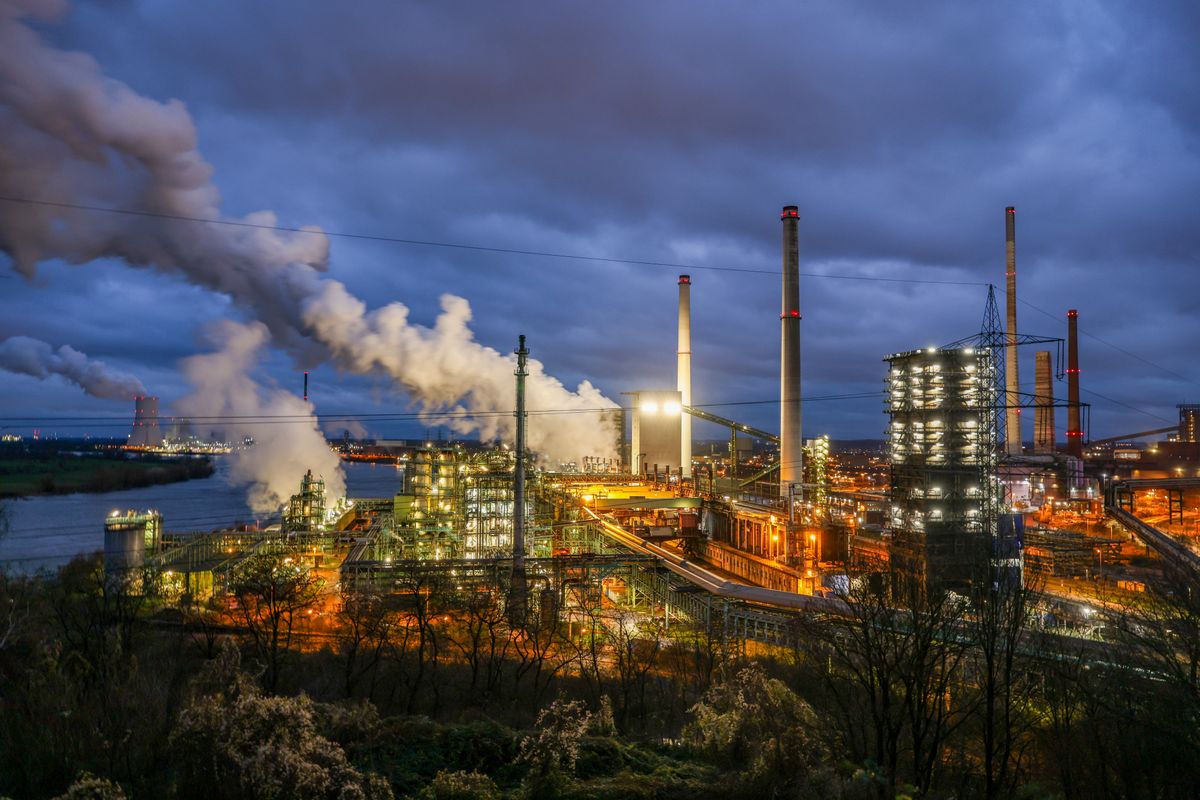 Inside ThyssenKrupp Steel Europe AG Manufacturing Facility