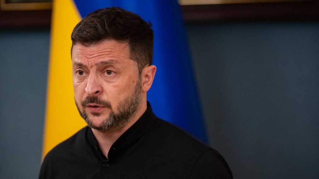 Ukrainian President Volodymyr Zelensky ukrán gáz