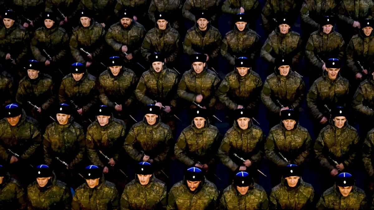 Rehearsal of Victory Day military parade in Moscow győzelem napja