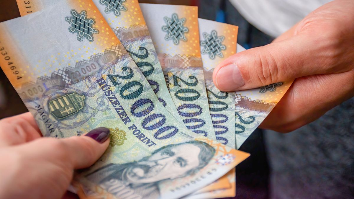 pénz, fizetés, forint 