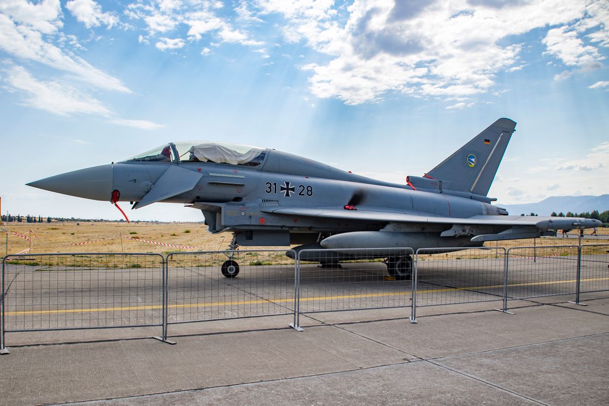 German Air Force Eurofighter Typhoon EF2000