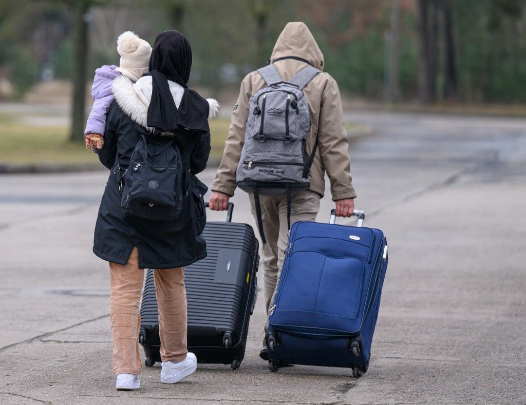 Repatriation center for asylum seekers in Eisenhüttenstadt