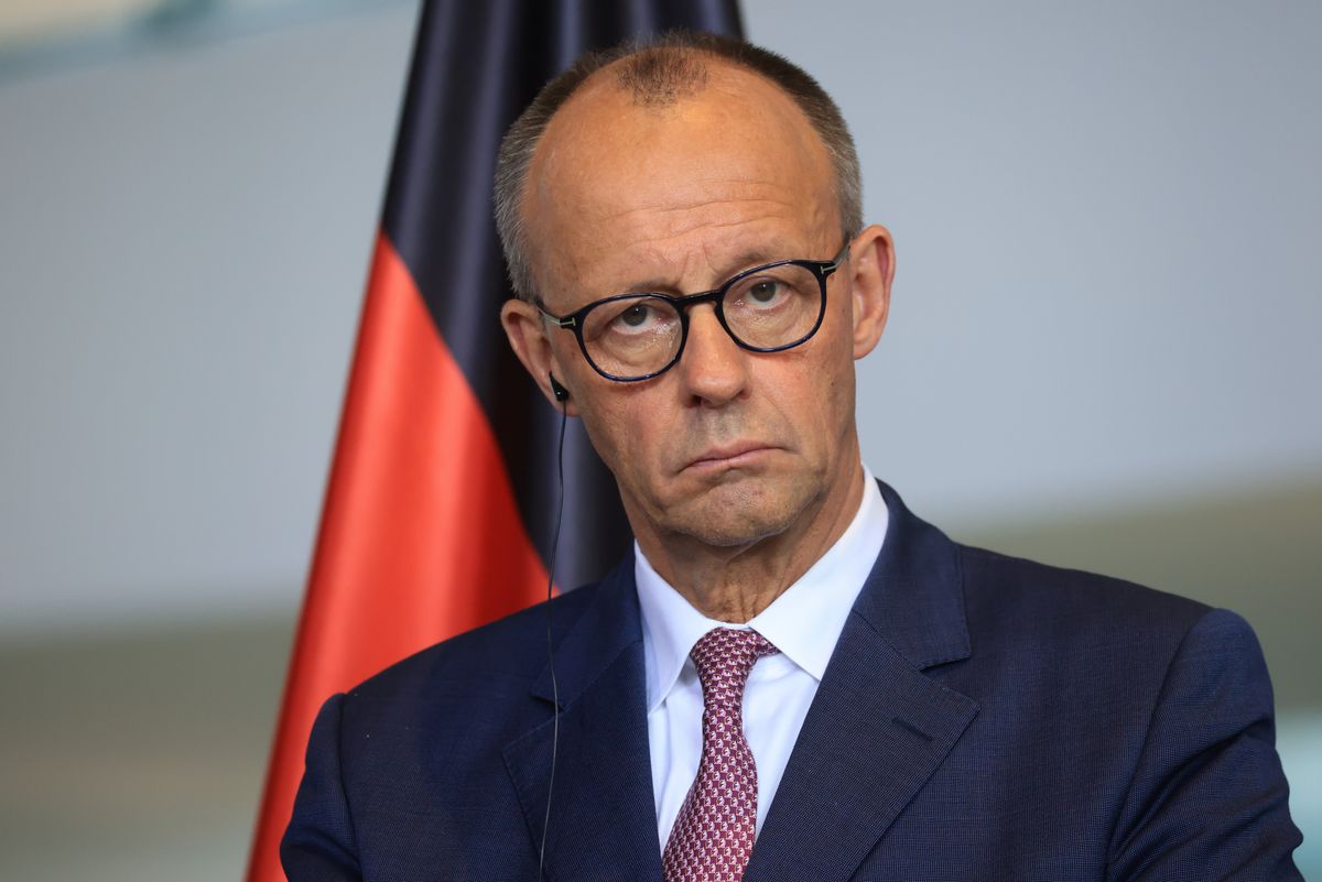 Ukraine President Volodymyr Zelenskiy Meets Germany's Chancellor Friedrich Merz