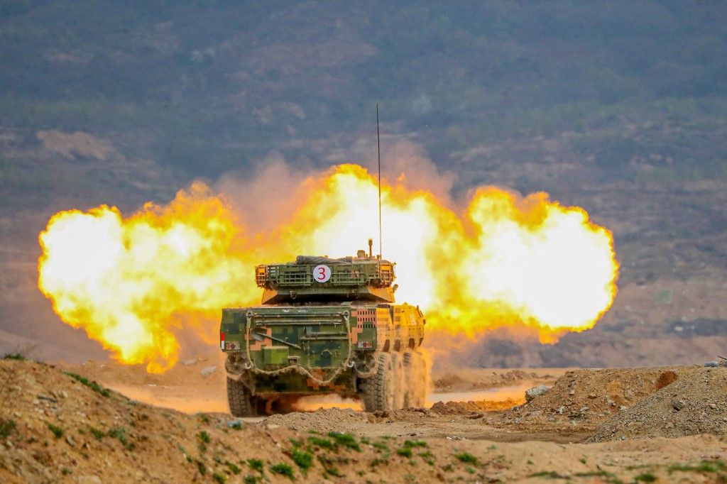 tajvan an Actual Combat Training in Ningbo