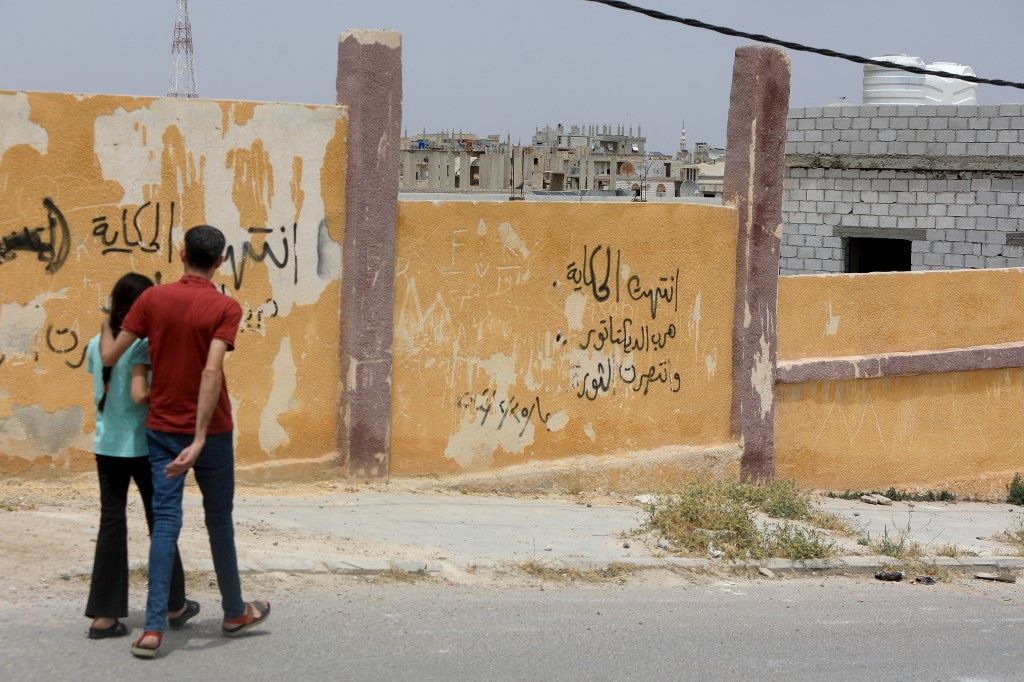 Daily life in the Daraa, where the popular uprisings began in Syria in 2011