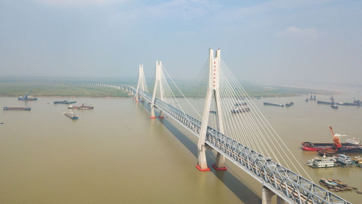 CHINA-HUNAN-HAOJI RAILWAY-BRIDGE (CN)
Haoji Ralway
Haoji vasútvonal
Kína, kínai vasút, vonat, híd