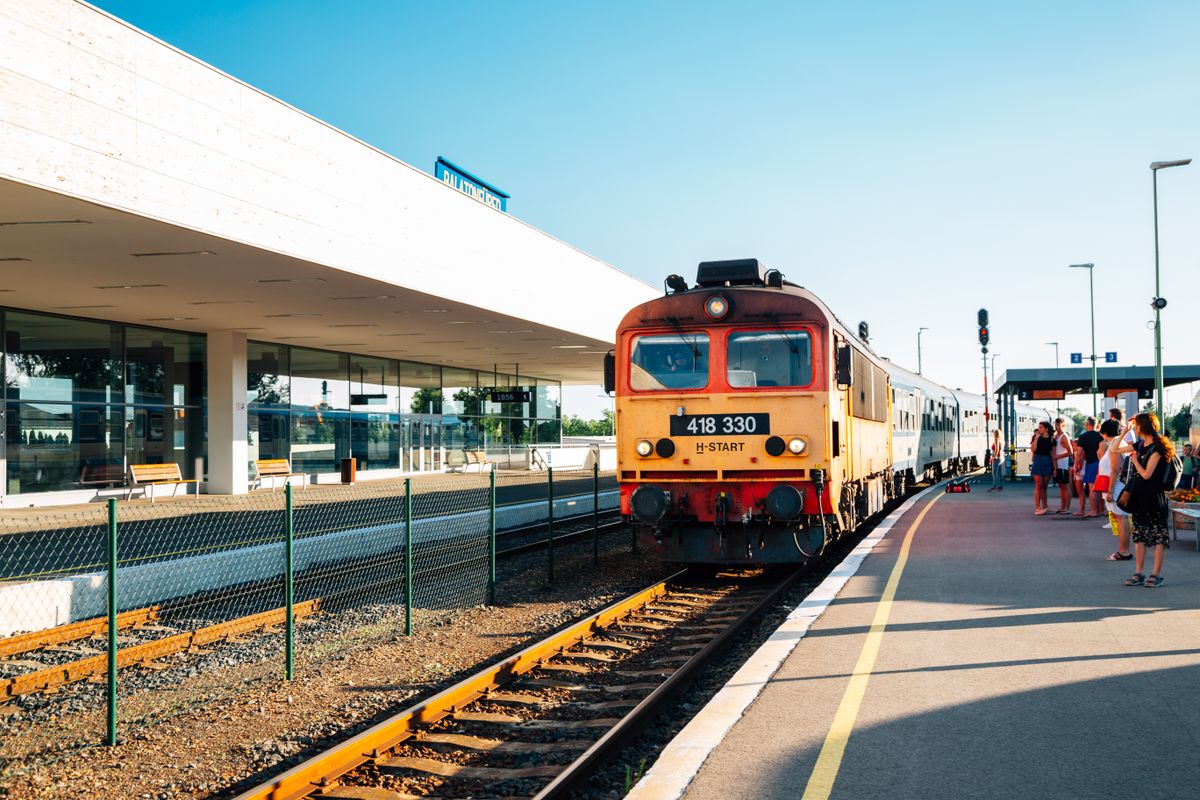 Balatonfured,,Hungary,-,June,28,,2019,:,Balatonfured,Railway,Station