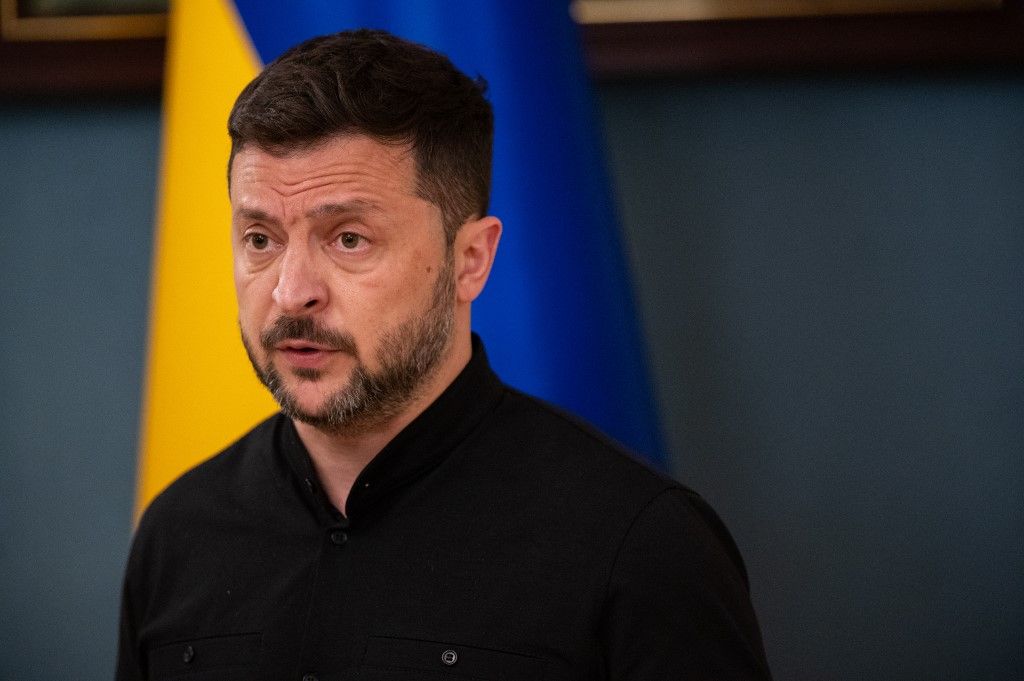 Volodimir Zelenszkij ukrán elnök felfuttatná az ukrajnai hadiipart Ukrainian President Volodymyr Zelensky