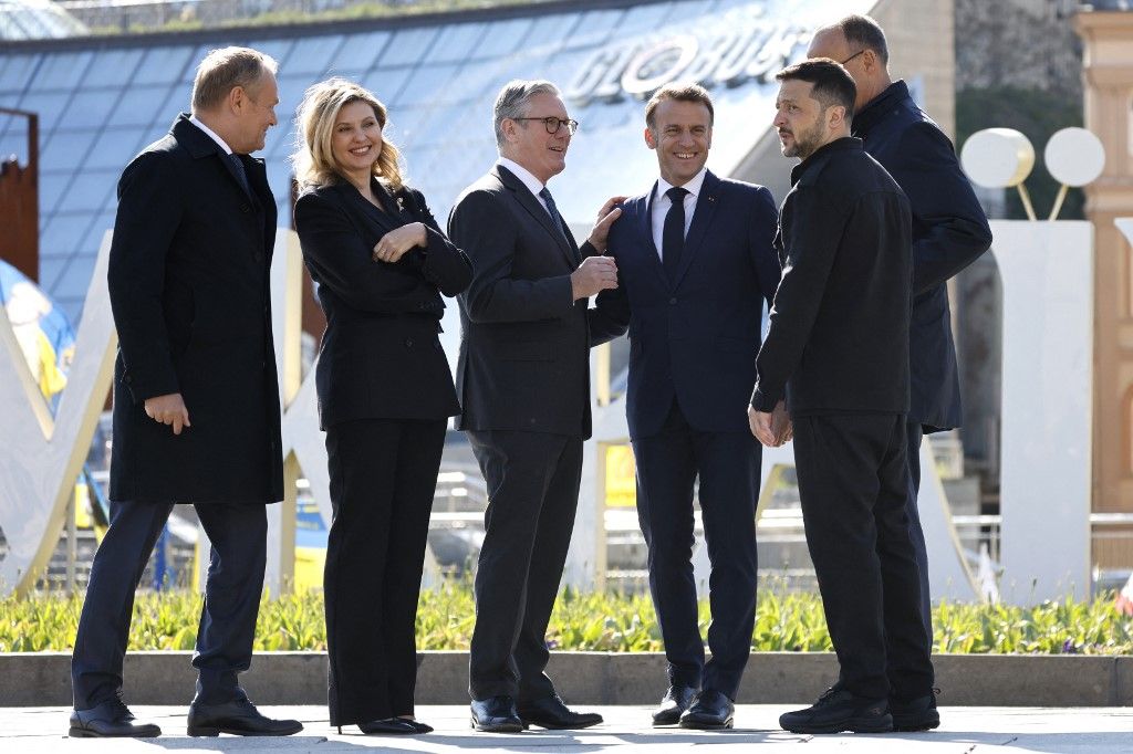 ukrán háború európai vezetők Kijev
