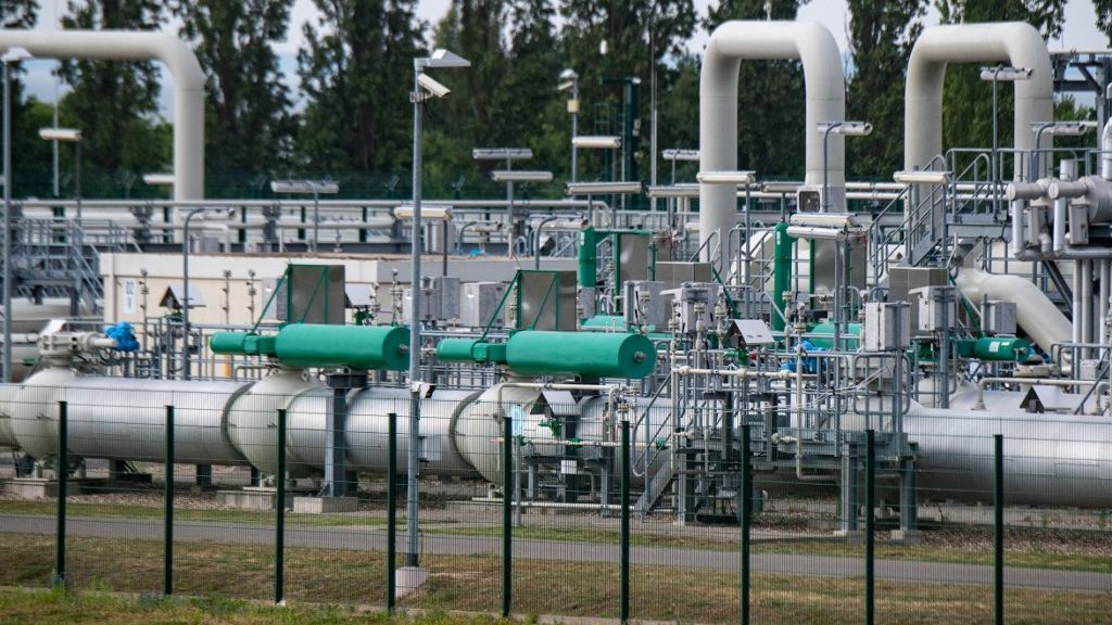 Piping systems of the Nord Stream 1 Baltic Sea pipeline északi áramlat