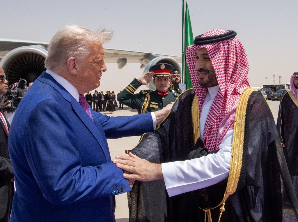 Trump Szalmán herceg Szaúd-Arábia