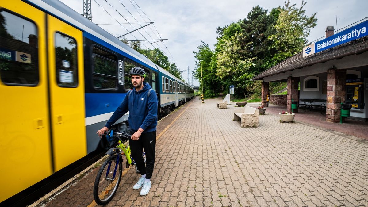 Balaton, kerékpár, vasút, kerékpáros közlekedés, kerékpárszállítás, vonat, máv