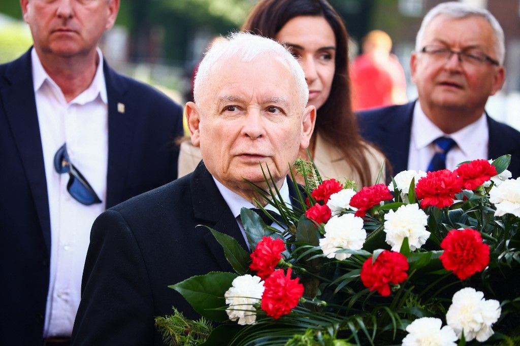 Jaroslaw Kaczynski In Krakow