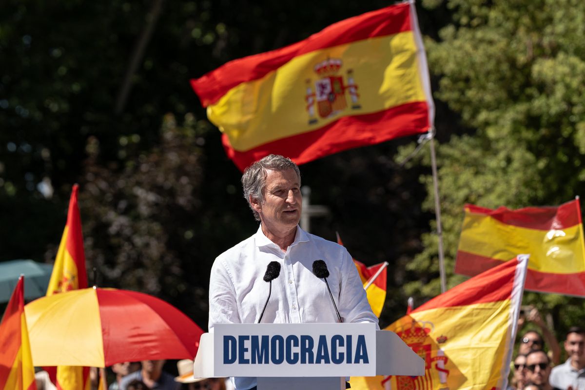 Thousands join anti-government protest in Madrid