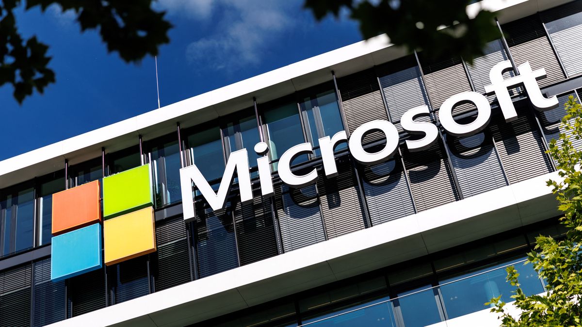 Branding at the headquarters of Microsoft Germany