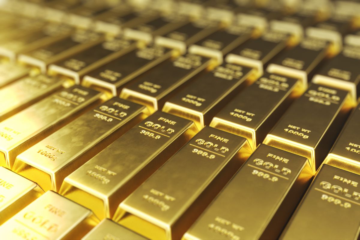 Stack,Close-up,Gold,Bars,,Weight,Of,Gold,Bars,1000,Grams